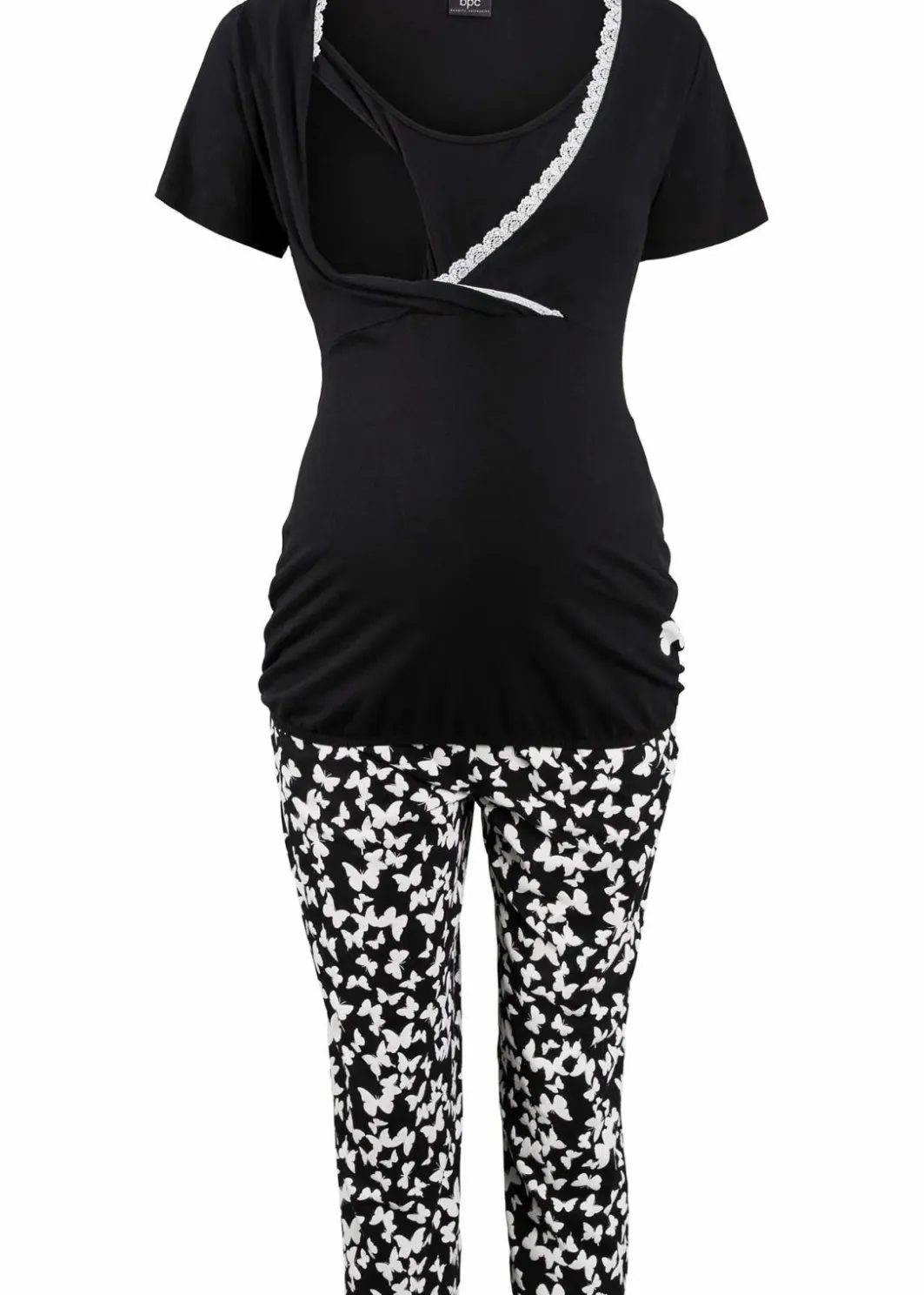 Outlet Capri Still Pyjama mit Bio-Baumwolle Damen Wäsche·Still- & Umstandswäsche|Wäsche·Nachtwäsche