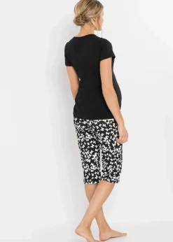 Outlet Capri Still Pyjama mit Bio-Baumwolle Damen Wäsche·Still- & Umstandswäsche|Wäsche·Nachtwäsche