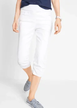 Hot Capri-Hose aus Baumwoll-Mix Damen Hosen|Bekleidung·Kleider