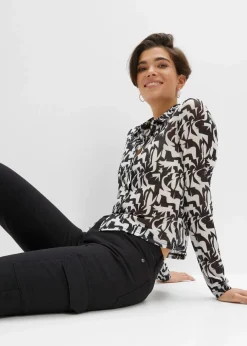 Best Capri-Hose aus elastischem Baumwoll-Mix Damen Hosen