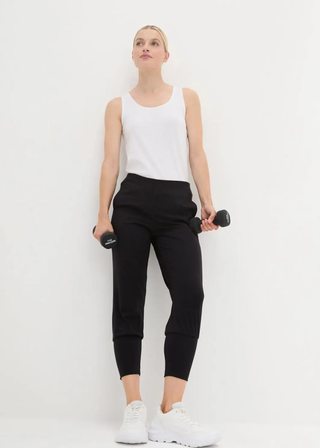 Damen bonprix Hosen|Bekleidung·Kleider|Capri-Hose aus softem Material
