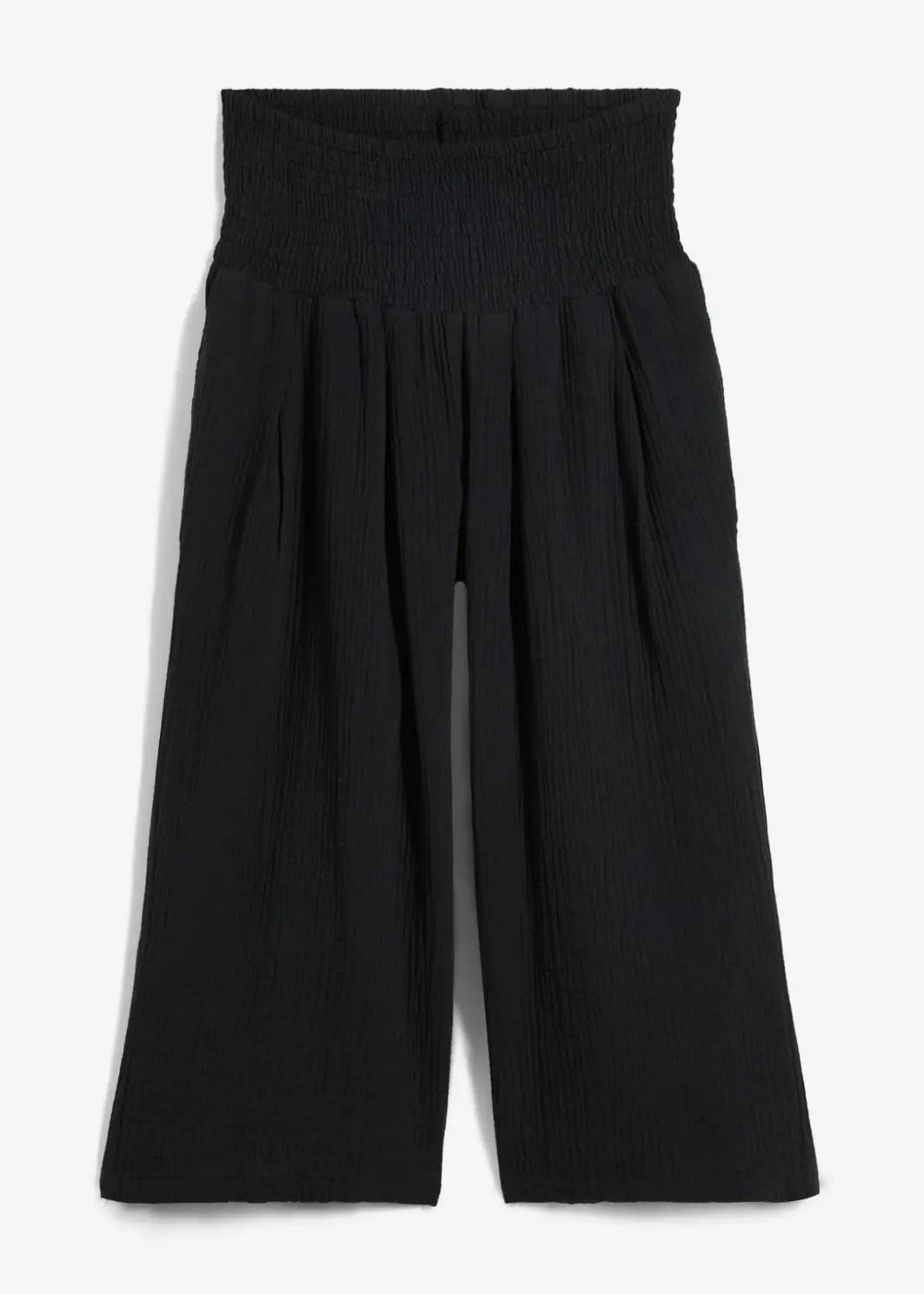 Damen bonprix Bekleidung·Kleider|Hosen|Capri-Hose aus softem Musselin