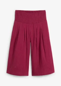 Capri-Hose aus softem Musselin Damen Hosen|Bekleidung·Kleider