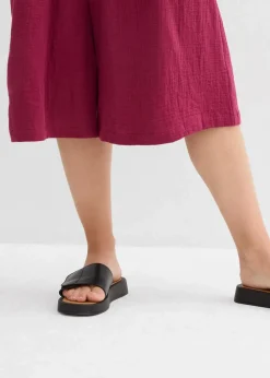 Capri-Hose aus softem Musselin Damen Hosen|Bekleidung·Kleider