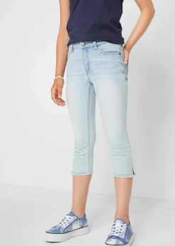 Clearance Capri-Jeans Mid Waist Kinder Mädchen 9-16 Jahre·Jeans