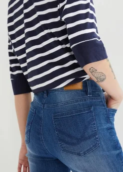 Damen bonprix Bekleidung·Shirts & Tops|Jeans|Capri-Jeans Slim, Mid Waist (2er Pack)