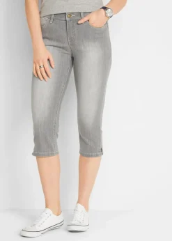 Outlet Capri-Komfort-Stretch-Jeans, 2-er Pack Damen Bekleidung·Shirts & Tops|Jeans