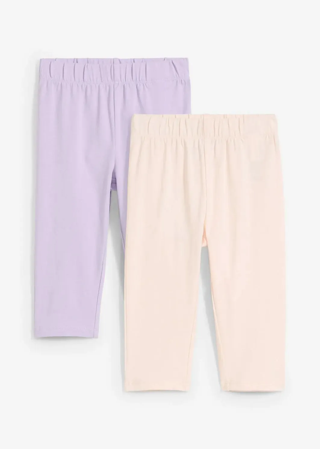 Kinder bonprix Mädchen 2-8 Jahre·Jeans & Hosen|Mädchen 2-8 Jahre·Mehrfachpacks|Capri-Leggings aus elastischem Bio-Baumwoll-Mix (2er Pack)