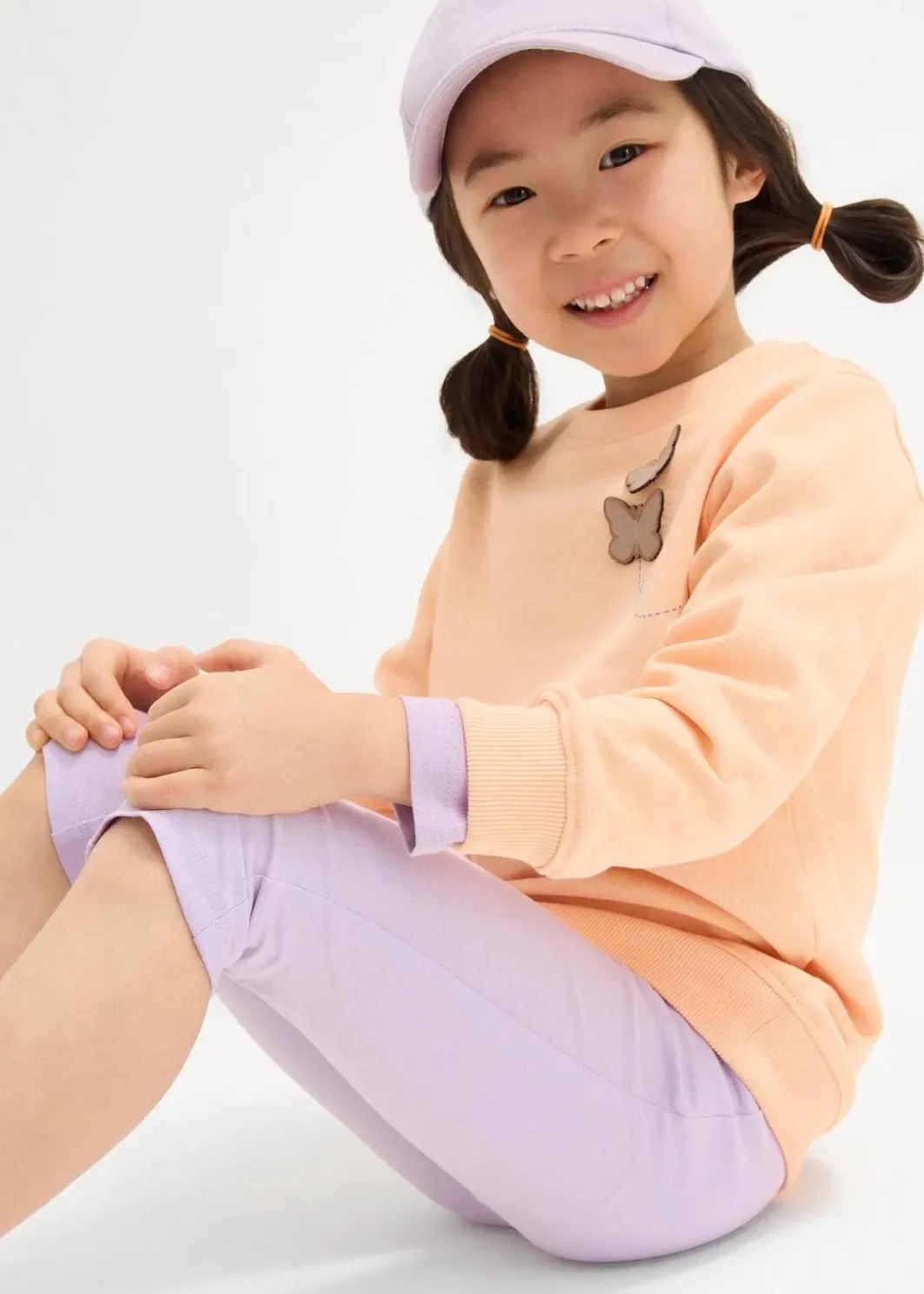 Kinder bonprix Mädchen 2-8 Jahre·Jeans & Hosen|Mädchen 2-8 Jahre·Mehrfachpacks|Capri-Leggings aus elastischem Bio-Baumwoll-Mix (2er Pack)