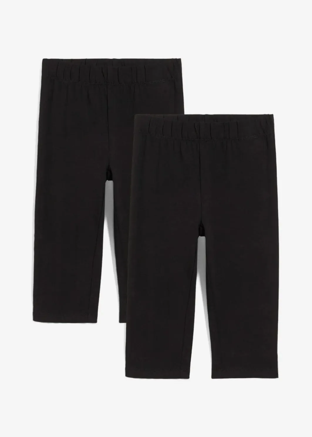 Kinder bonprix Mädchen 2-8 Jahre·Nachhaltigere Materialien|Mädchen 9-16 Jahre·Nachhaltigere Materialien|Capri-Leggings aus elastischem Bio-Baumwoll-Mix (2er Pack)