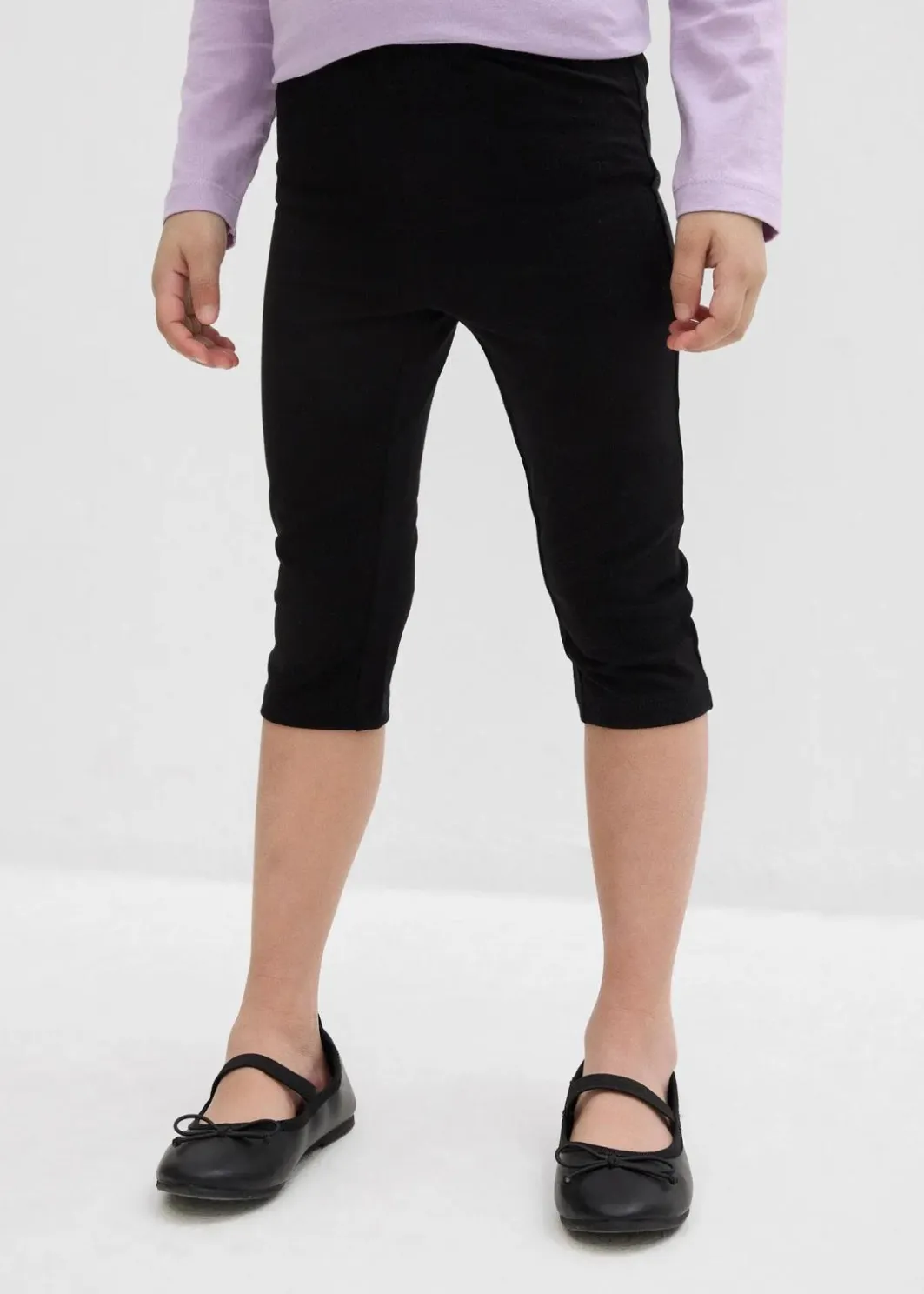 Kinder bonprix Mädchen 2-8 Jahre·Nachhaltigere Materialien|Mädchen 9-16 Jahre·Nachhaltigere Materialien|Capri-Leggings aus elastischem Bio-Baumwoll-Mix (2er Pack)