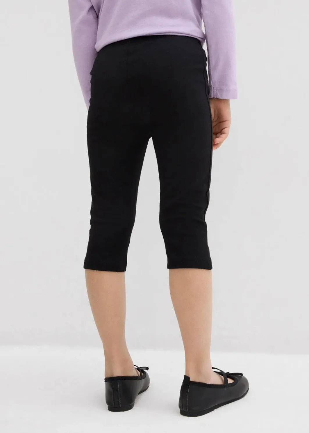 Kinder bonprix Mädchen 2-8 Jahre·Nachhaltigere Materialien|Mädchen 9-16 Jahre·Nachhaltigere Materialien|Capri-Leggings aus elastischem Bio-Baumwoll-Mix (2er Pack)