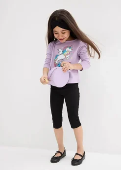 Kinder bonprix Mädchen 2-8 Jahre·Nachhaltigere Materialien|Mädchen 9-16 Jahre·Nachhaltigere Materialien|Capri-Leggings aus elastischem Bio-Baumwoll-Mix (2er Pack)