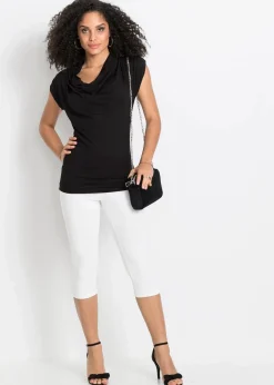 Damen bonprix Hosen|Basics|Capri-Leggings (2er-Pack)