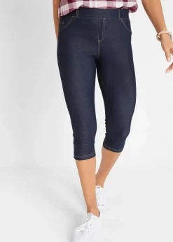 Sale Capri-Leggings in Jeansoptik Damen Bekleidung·Kleider|Hosen