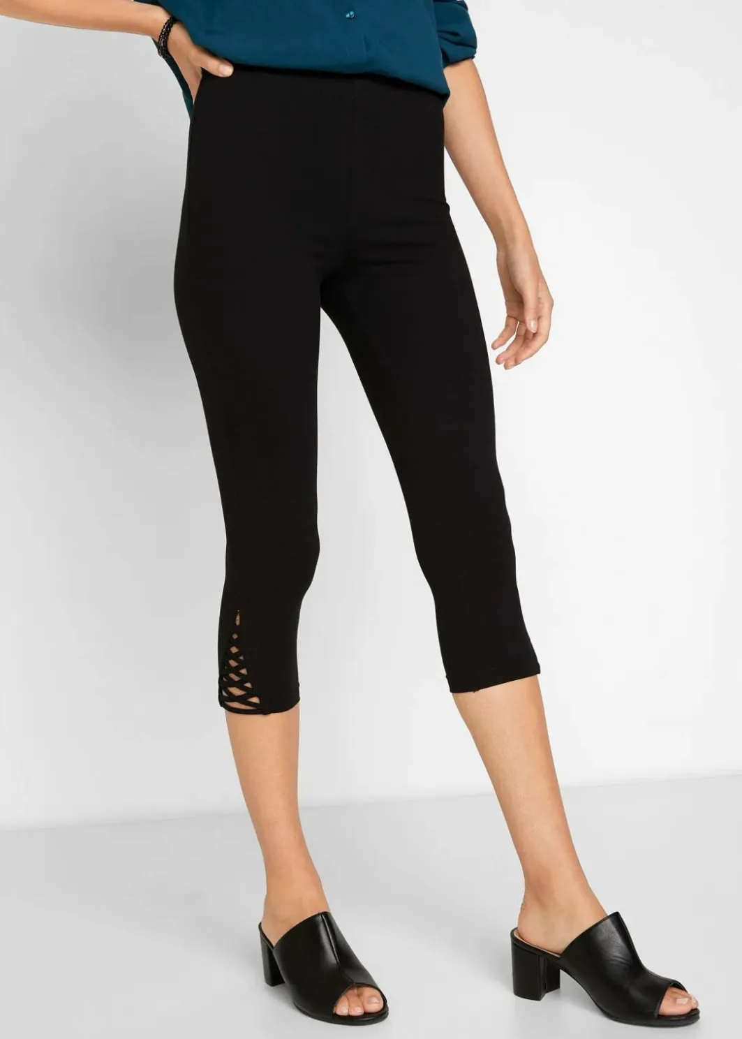 Sale Capri-Leggings mit Bio-Baumwolle Damen Bekleidung·Kleider|Hosen