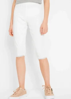 Kinder bonprix Mädchen 9-16 Jahre·Mehrfachpacks|Mädchen 9-16 Jahre·Hosen & Leggings|Capri-Leggings mit Bio-Baumwolle (2er Pack)