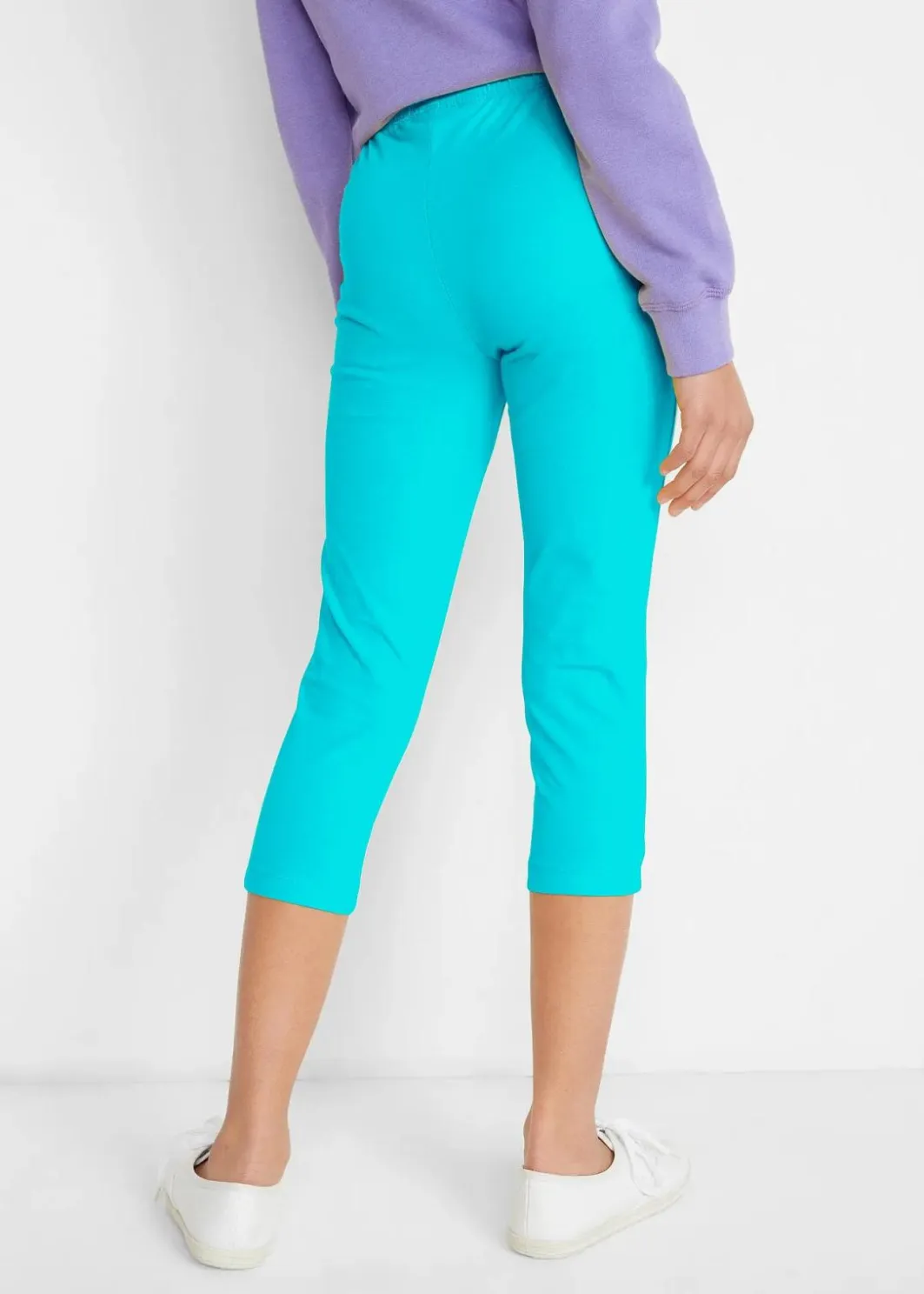 Kinder bonprix Mädchen 9-16 Jahre·Mehrfachpacks|Mädchen 9-16 Jahre·Hosen & Leggings|Capri-Leggings mit elastischem Bio-Baumwoll-Mix (2er Pack)