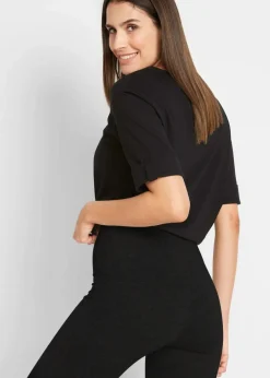 Online Capri-Leggings mit Raffung (2er Pack) Damen Bekleidung·Kleider|Hosen