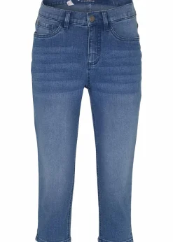 Damen bonprix Jeans|Bekleidung·Shirts & Tops|Capri-Ultra-Soft-Jeans