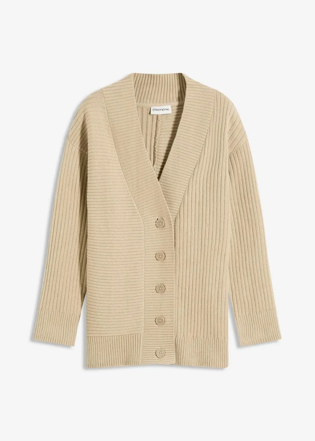 Damen bonprix Bekleidung·Umstandsmode|Bekleidung·Jeans|Cardigan mit Rippstrickmuster