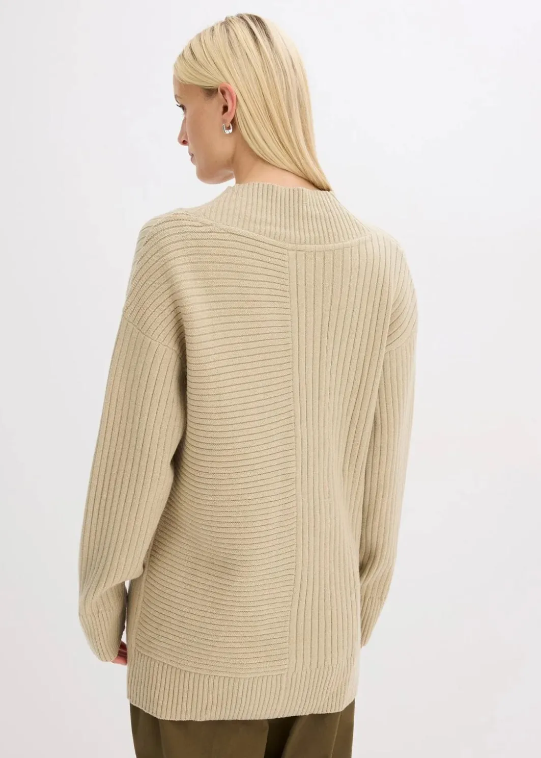 Damen bonprix Bekleidung·Umstandsmode|Bekleidung·Jeans|Cardigan mit Rippstrickmuster
