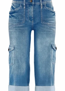 Sale Cargo Jeans, Mid Waist, Stretch Damen Jeans|Bekleidung·Shirts & Tops