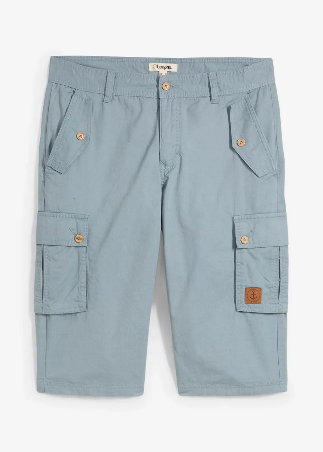 Herren bonprix Shorts|Hosen|Cargo-Bermuda aus reiner Baumwolle, Regular Fit