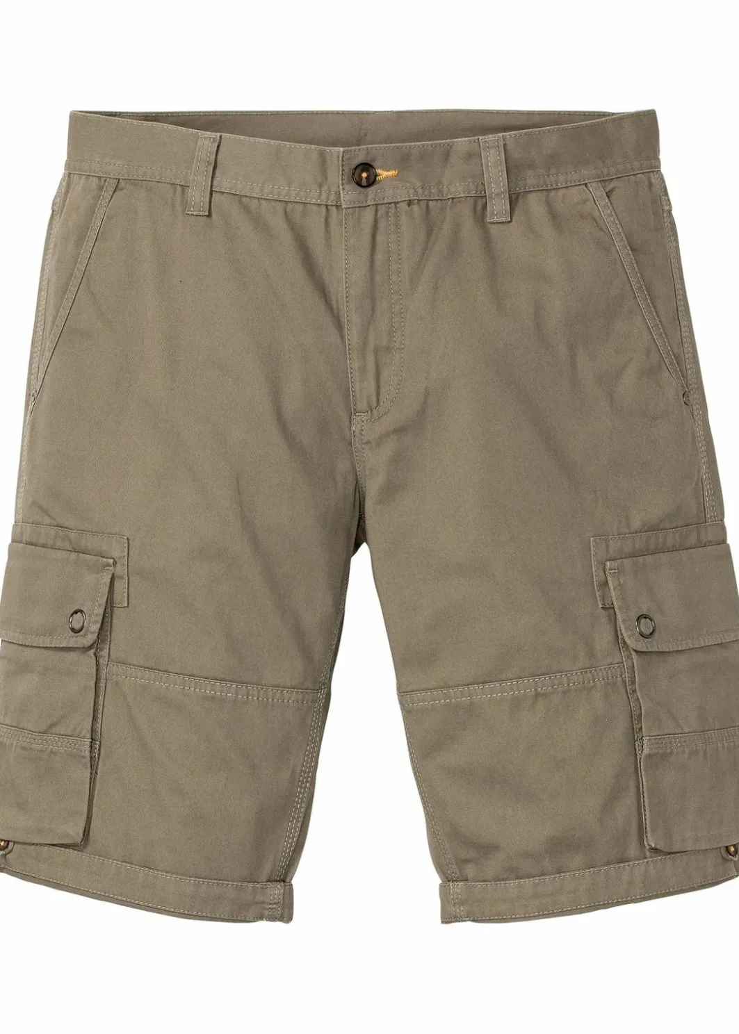 Herren bonprix Hosen|Shorts|Cargo-Bermuda aus reiner Baumwolle, Regular Fit