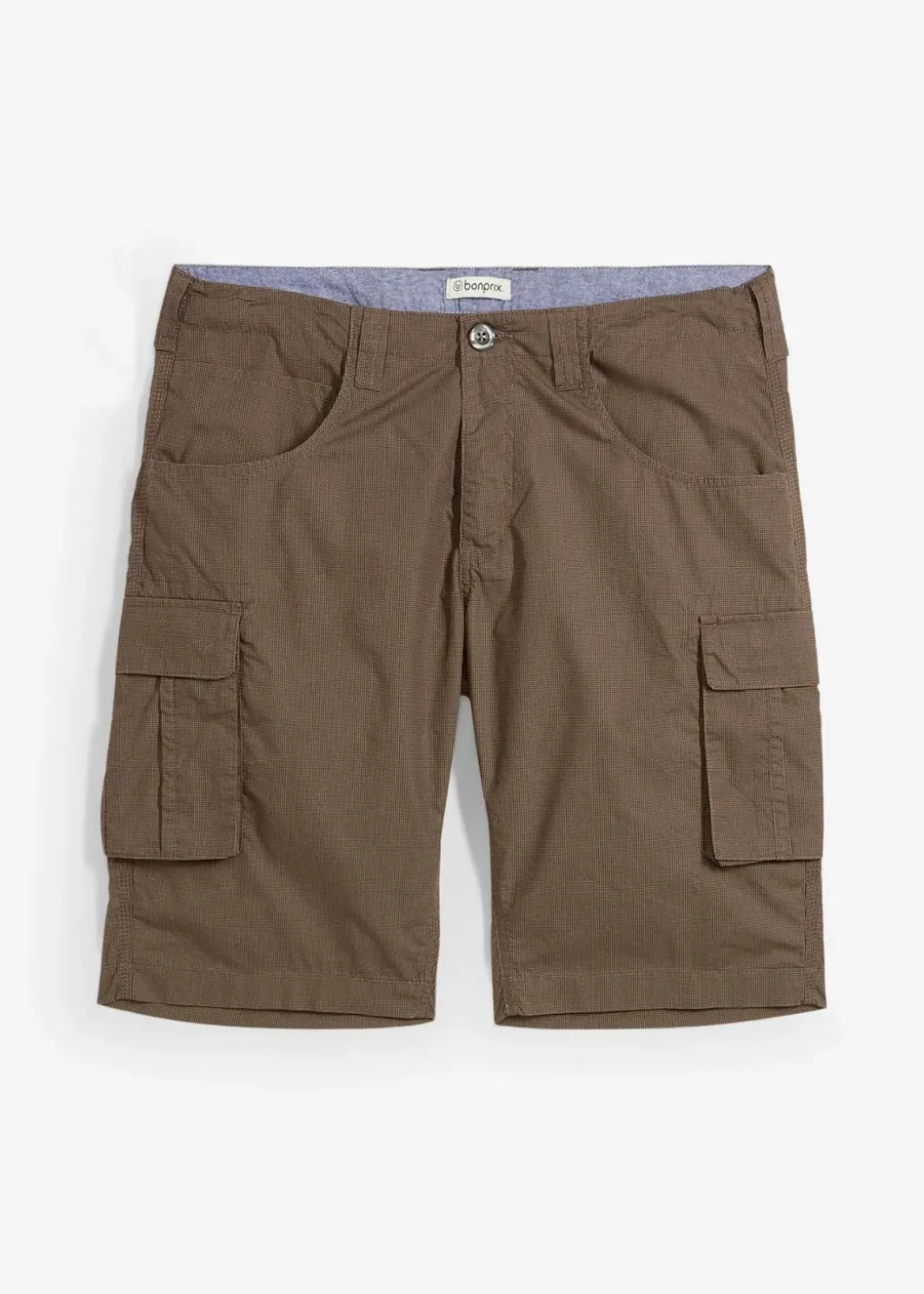 Herren bonprix Große Größen|Shorts|Cargo-Bermuda aus reiner Baumwolle, Relaxed Fit