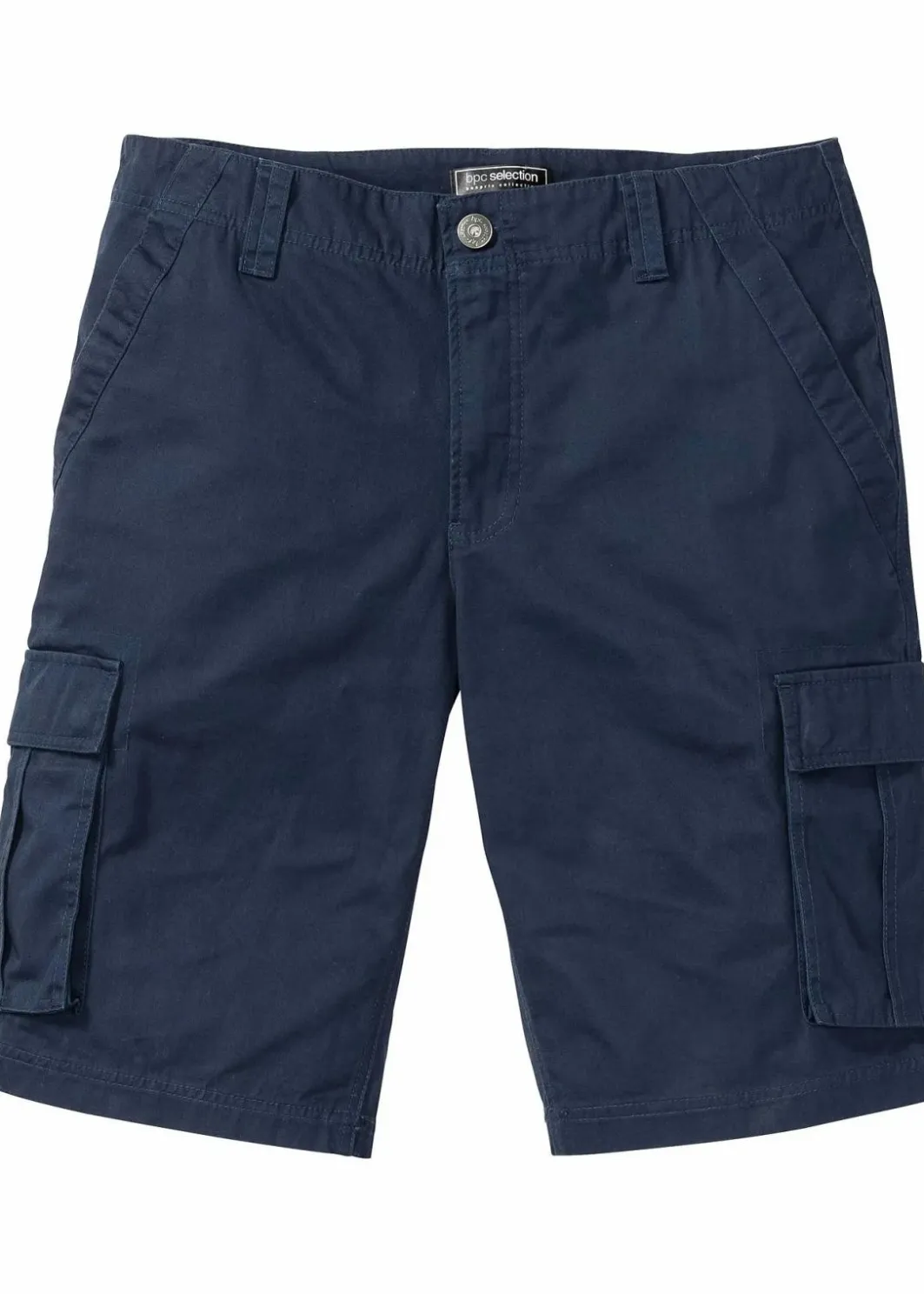 Herren bonprix Große Größen|Shorts|Cargo-Bermuda aus reiner Baumwolle, Relaxed Fit