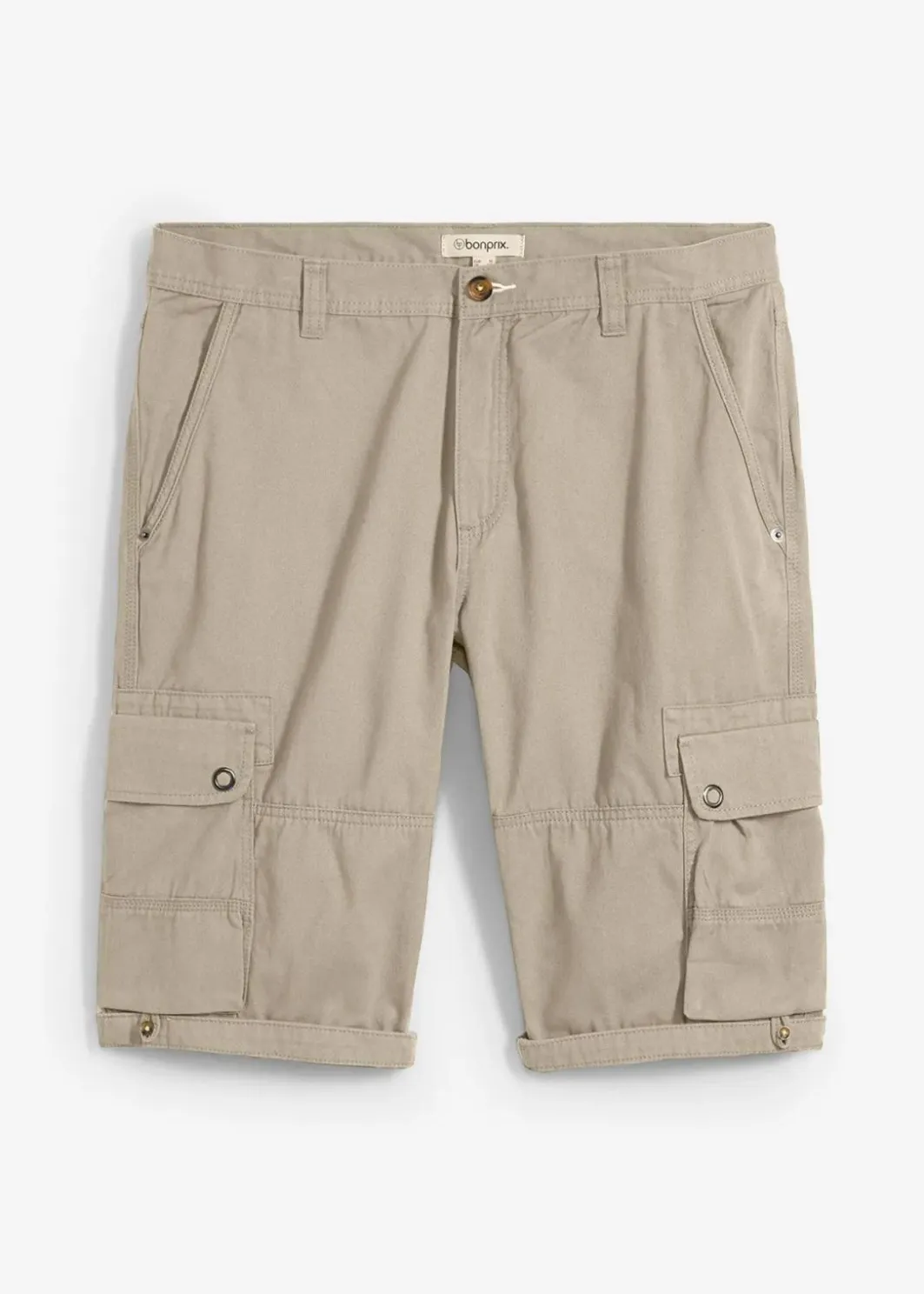 Best Cargo-Bermuda aus reiner Baumwolle, Regular Fit Herren Hosen|Shorts