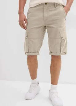 Best Cargo-Bermuda aus reiner Baumwolle, Regular Fit Herren Hosen|Shorts