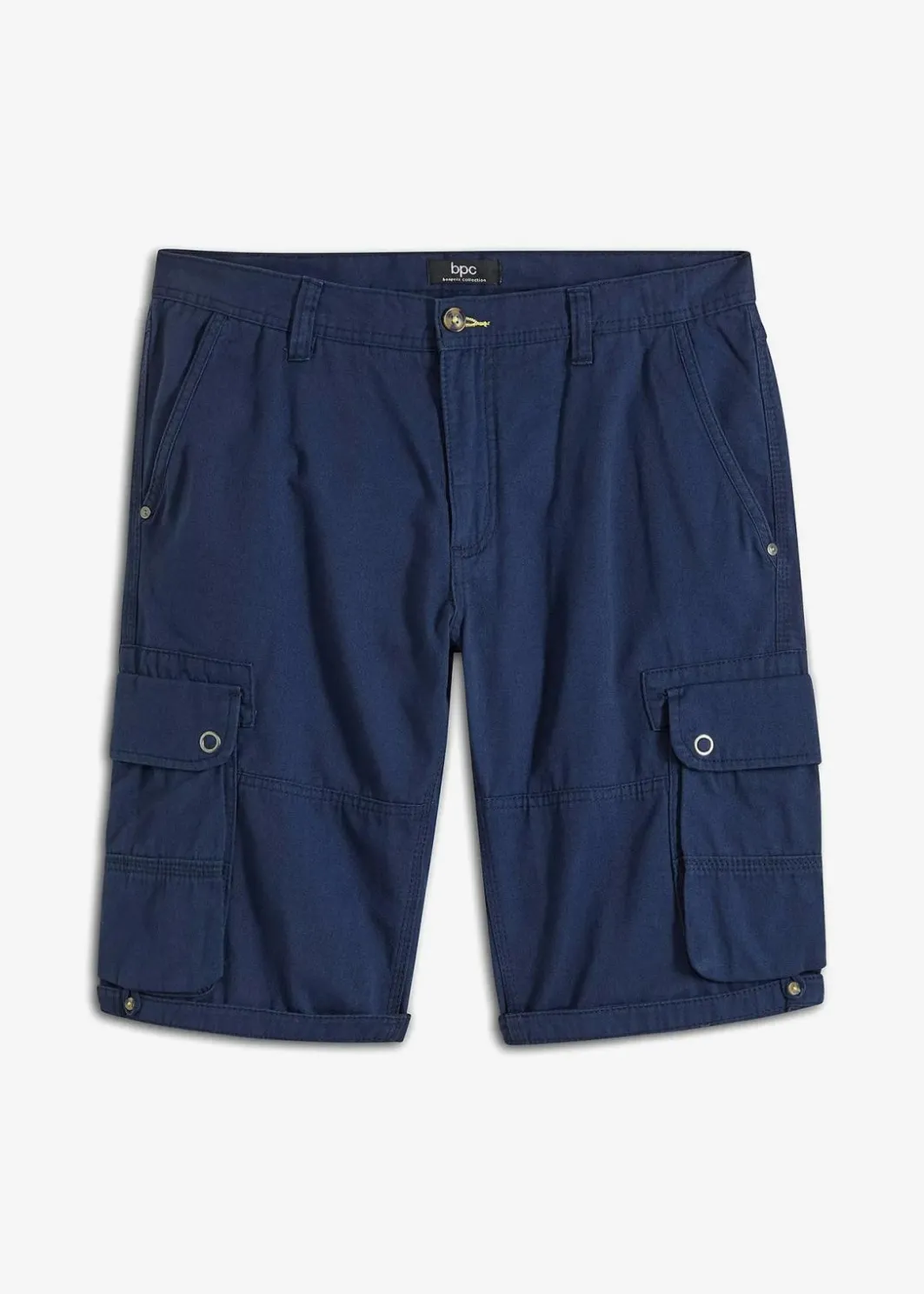 Herren bonprix Große Größen|Shorts|Cargo-Bermuda aus reiner Baumwolle, Regular Fit