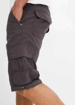 Herren bonprix Hosen|Shorts|Cargo-Bermuda aus reiner Baumwolle, Regular Fit