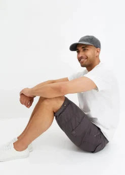 Herren bonprix Hosen|Shorts|Cargo-Bermuda aus reiner Baumwolle, Regular Fit