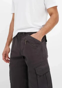 Herren bonprix Große Größen|Shorts|Cargo-Bermuda, Loose Fit