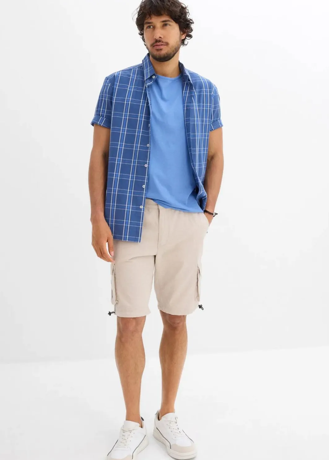 Hot Cargo-Bermuda mit Komfortbund, Regular Fit Herren Große Größen|Shorts