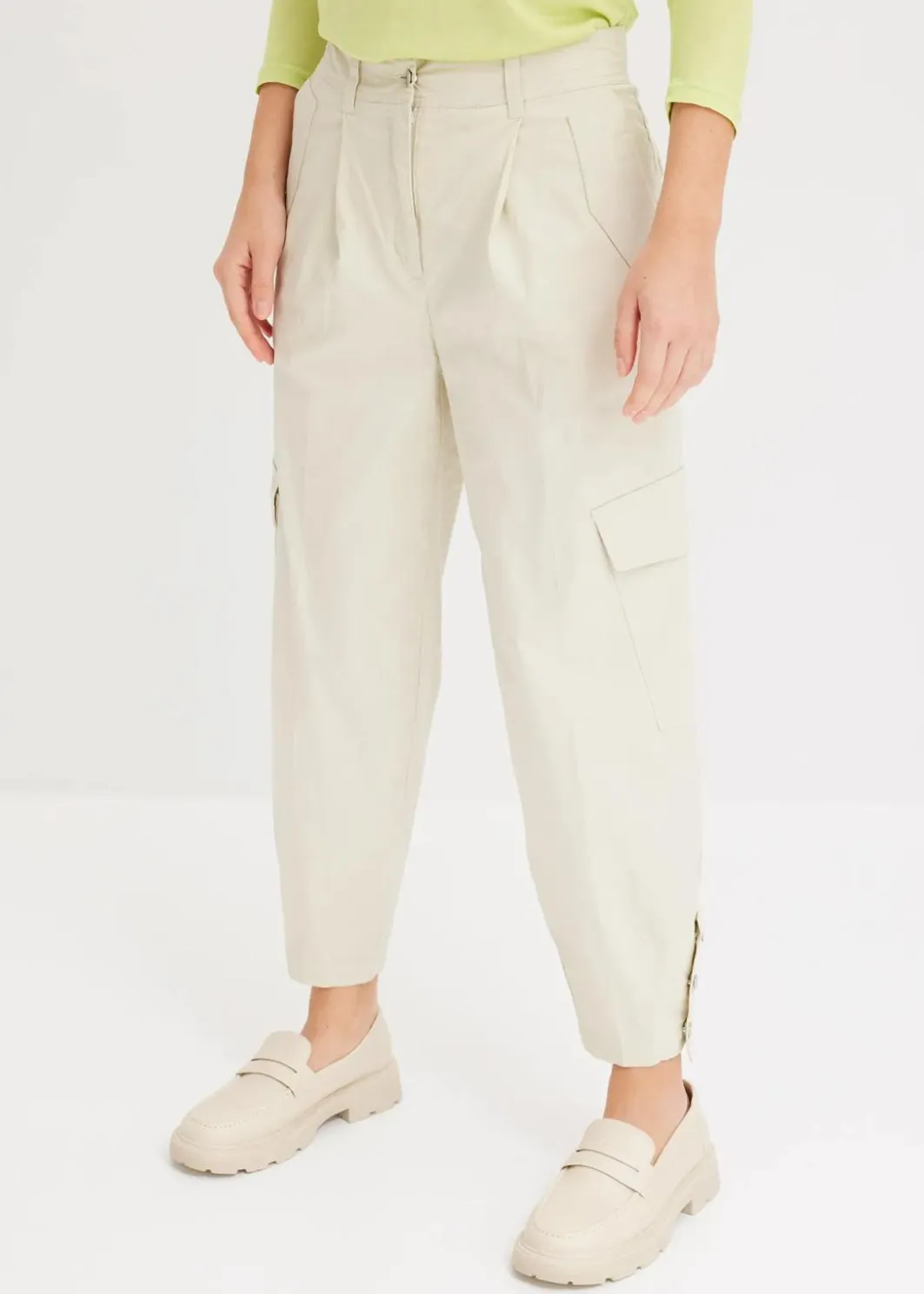 Clearance Cargohose aus Baumwolle mit Stretch Damen Hosen|Bekleidung·Kleider