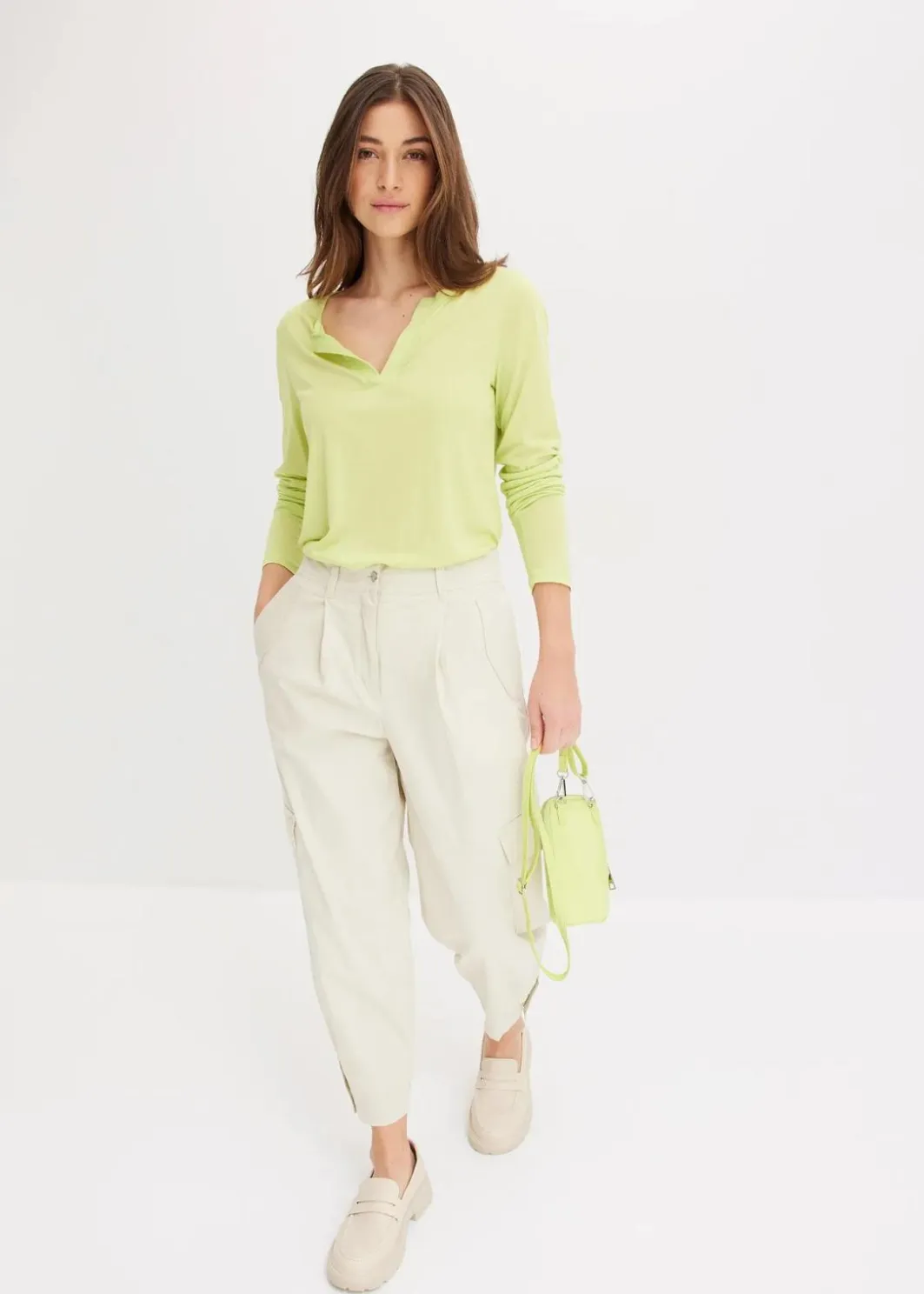 Clearance Cargohose aus Baumwolle mit Stretch Damen Hosen|Bekleidung·Kleider