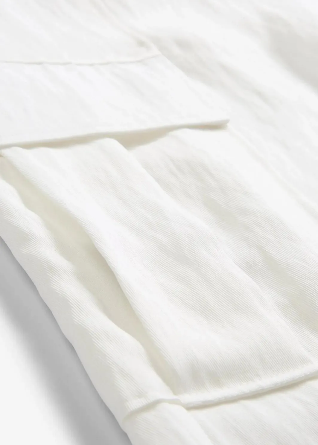 Damen bonprix Hosen|Cargohose aus fließendem Lyocell-Mix