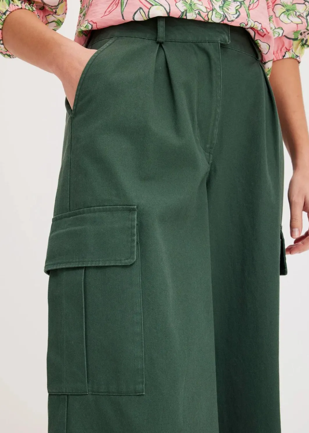 Damen bonprix Bekleidung·Kleider|Hosen|Cargohose aus reiner Baumwolle