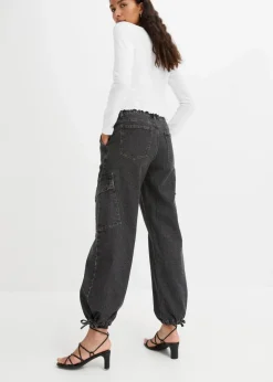 Sale Cargo-Jeans Mid Waist Damen Jeans