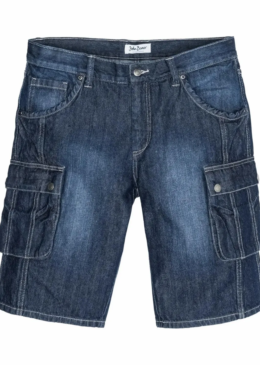 Hot Cargo-Jeans-Bermuda Regular Fit Herren Jeans|Shorts
