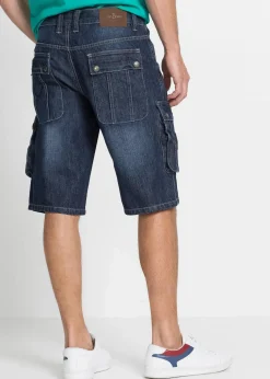 Hot Cargo-Jeans-Bermuda Regular Fit Herren Jeans|Shorts