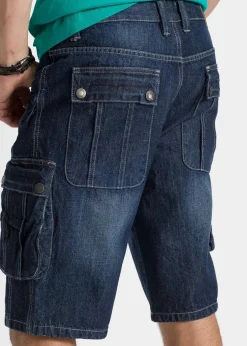Hot Cargo-Jeans-Bermuda Regular Fit Herren Jeans|Shorts