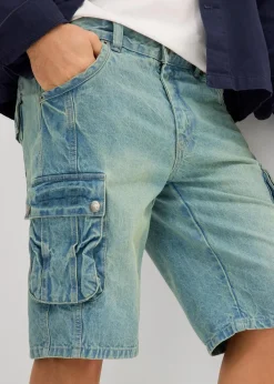 Herren bonprix Jeans|Shorts|Cargo-Jeans-Bermuda Regular Fit