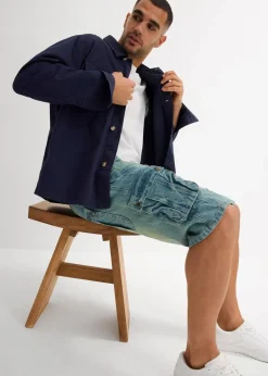 Herren bonprix Jeans|Shorts|Cargo-Jeans-Bermuda Regular Fit