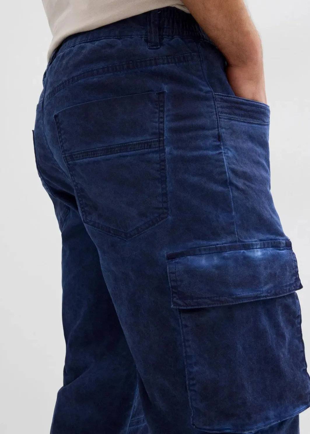 Herren bonprix Hosen|Shorts|Cargo-Long-Stretch-Bermuda mit Komfortschnitt, Regular Fit