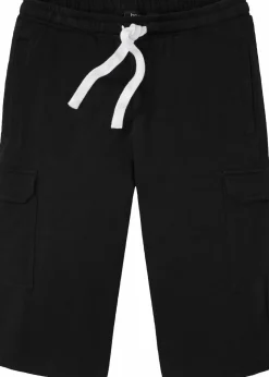 Herren bonprix Hosen|Sportbekleidung|Cargo-Sweatbermuda aus reiner Bio-Baumwolle